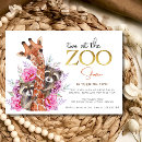 Search for two at the zoo invitations Second