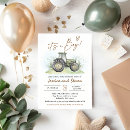 Recherche de vert tracteur invitations Mother to be