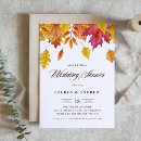 Search for fall shower wedding invitations Country