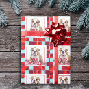 Search for bulldog christmas wrapping paper Puppy