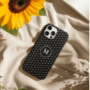Recherche de point de polka iphone coques Noir