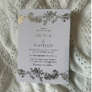 Search for silver and white invitations Floral
