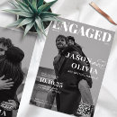 Search for magazine invitations Black and white
