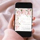 Recherche de blush pink bridal shower invitations Calligraphie