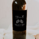 Recherche de halloween mariage vin étiquettes Gothique
