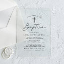 Search for square christening invitations Elegant