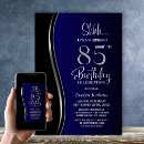Search for surprise 85th birthday invitations Modern