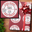Search for from north pole wrapping paper Santas workshop