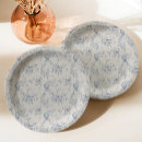 Search for dusty blue paper plates Chinoiserie