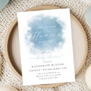 Search for heaven sent baby shower invitations Elegant
