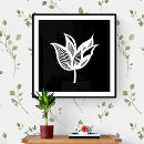 Search for black and white flower posters Simple