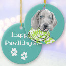 Search for weimaraner ornaments Pet