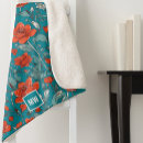 Search for teal and orange blankets For her