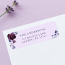 Search for indigo return address labels Elegant