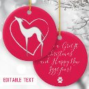 Search for dog silhouette ornaments Cute