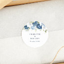 Search for elegant modern wedding stickers Dusty blue