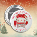 Search for first prize buttons Ugly sweater
