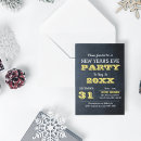 Search for chalkboard new years eve invitations Gold