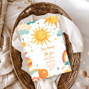 Search for sunshine baby shower invitations Script typography