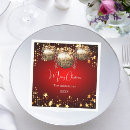 Search for christmas dinner napkins Red