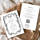 Search for balck invitations Vintage