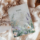 Search for elegant floral baby shower invitations Nature