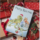 Recherche de dinosaure noël cartes postales Tyrannosaurus