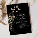 Search for black bridal shower invitations Rustic