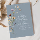 Search for dusty blue bridal shower invitations Elegant
