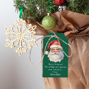 Search for christmas from santa gift tags Green
