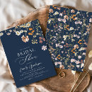 Search for navy blue bridal shower invitations Modern
