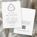 Search for vintage victorian wedding invitations Qr code