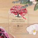 Recherche de arbre rouge invitations Pour elle