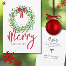 Search for hand painted christmas cards Red bow
