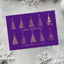Search for purple tree christmas cards Modern typography