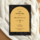 Search for for him 50th birthday invitations Black