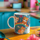 Search for rainbow cat mugs Cute