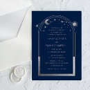 Search for blue moon wedding invitations Mystical