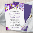 Search for ultra violet wedding invitations Watercolor