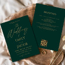 Recherche de emerald green gold invitations Élégant