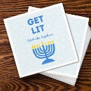 Search for funny napkins Chanukah