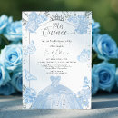 Search for blue dress quinceanera invitations Butterfly