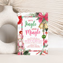 Search for holly seasonal invitations Jingle and mingle