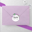 Search for purple hydrangea wedding stickers Watercolor