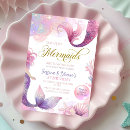 Search for little mermaid birthday invitations Girl