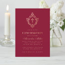 Search for burgundy roses invitations Vintage