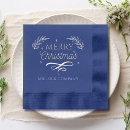 Search for blue christmas napkins Elegant