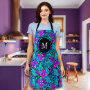 Search for purple flower aprons Botanical