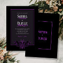 Search for purple butterfly wedding invitations Typography