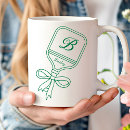 Search for pickleball paddle mugs Green